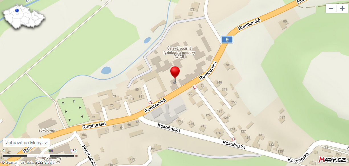 mapa ÚŽFG